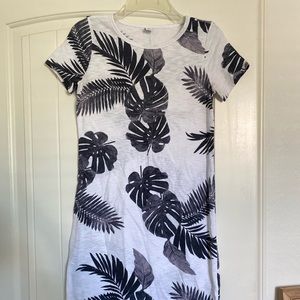 Palm Print Old Navy Dress - XS